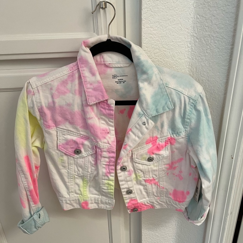 Tie Dye Denim Jacket